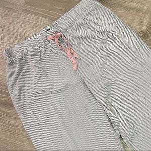 SALE 5 for $20!!!! Cynthia Rowley S grey white striped Pajama Pant comfy lounge